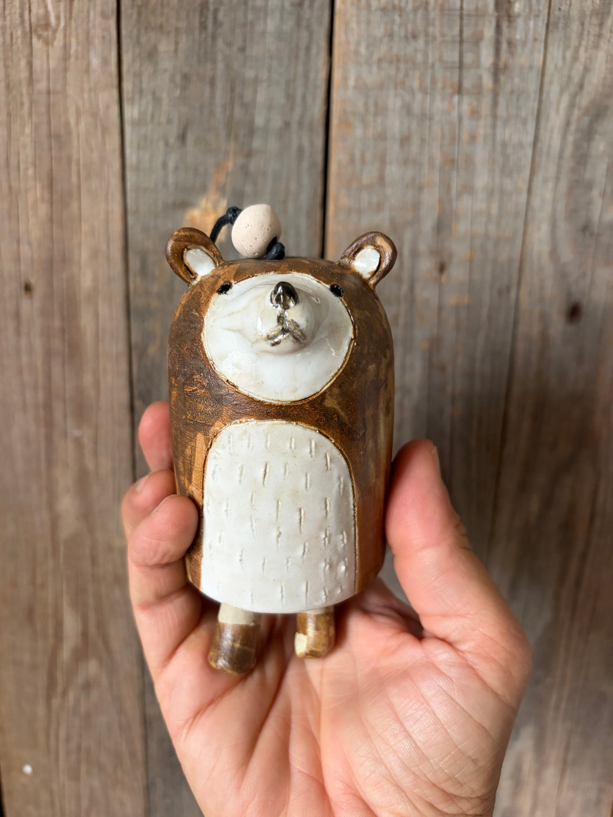 campanella a forma di orso n gres