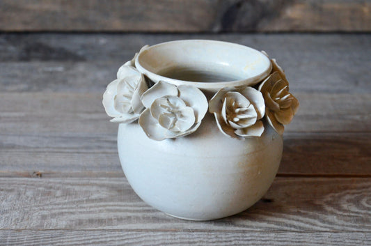 vaso fiori doppi