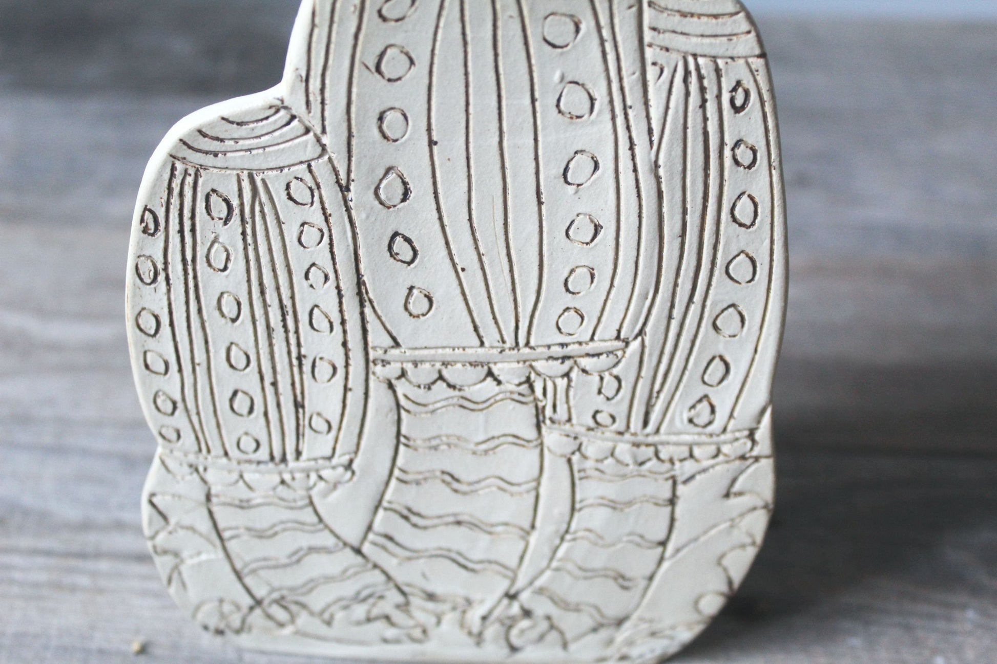vaso pannello coprino in gres
